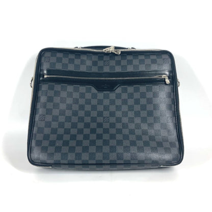 LOUIS VUITTON Business bag N58030 Damier Grafitto Canvas black Damier Graphite Crossbody Steve