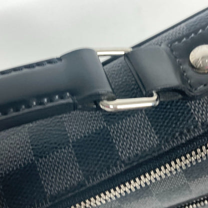LOUIS VUITTON Business bag N58030 Damier Grafitto Canvas black Damier Graphite Crossbody Steve