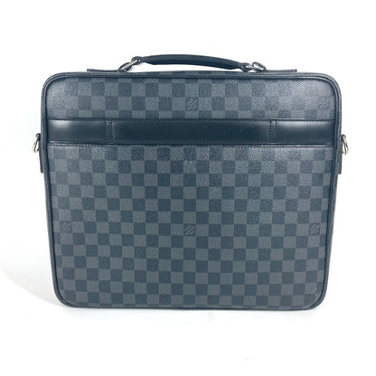 LOUIS VUITTON Business bag N58030 Damier Grafitto Canvas black Damier Graphite Crossbody Steve