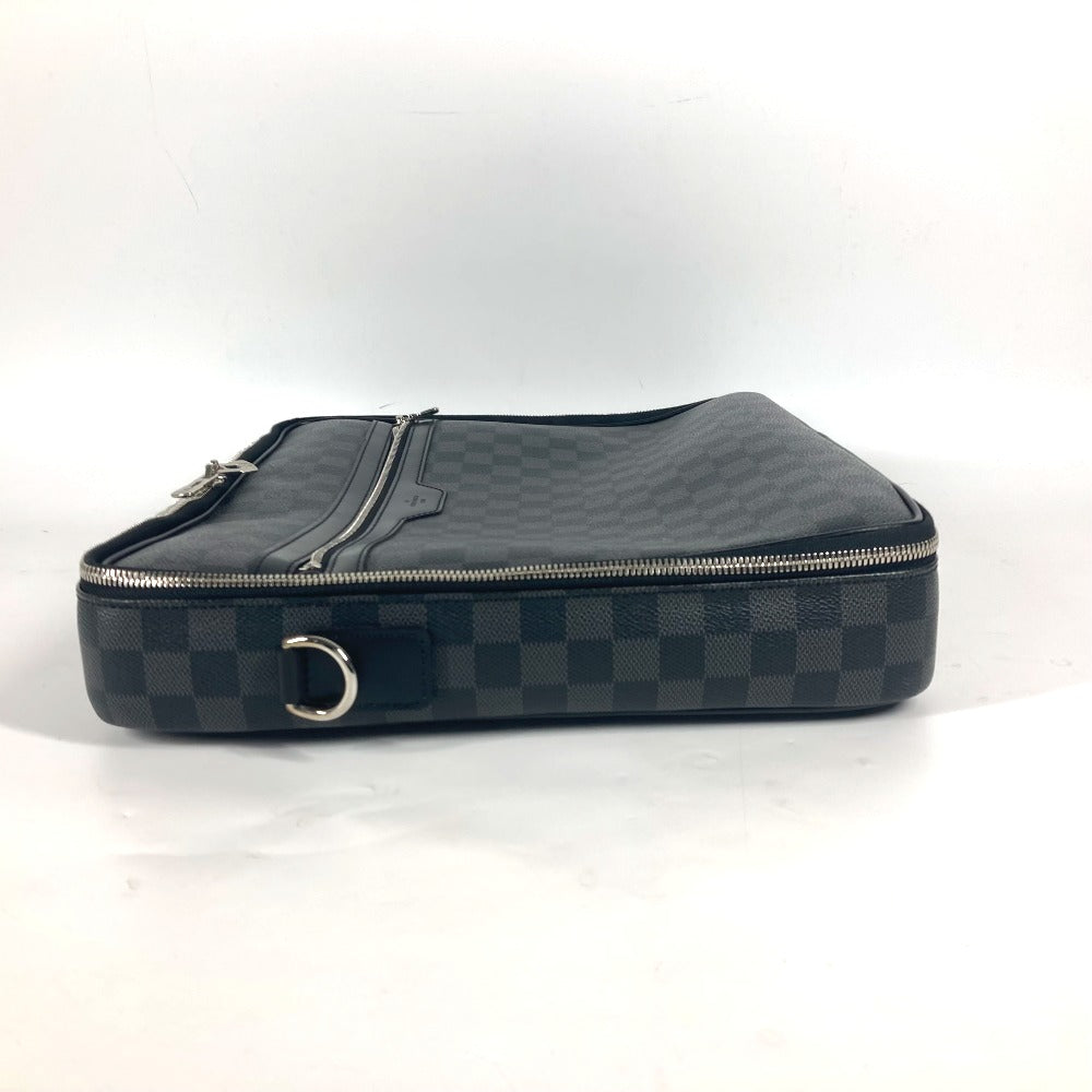 LOUIS VUITTON Business bag N58030 Damier Grafitto Canvas black Damier Graphite Crossbody Steve