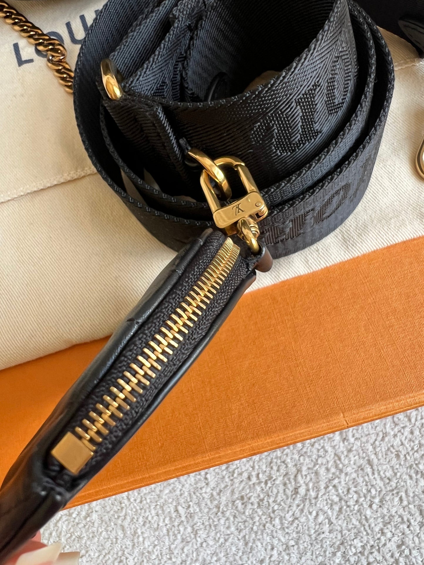 Louis Vuitton Black New Wave Multi Pochette (RRP £2070)
