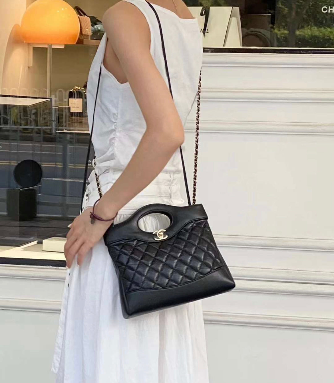 Chanel Timeless Calfskin Black Handbag