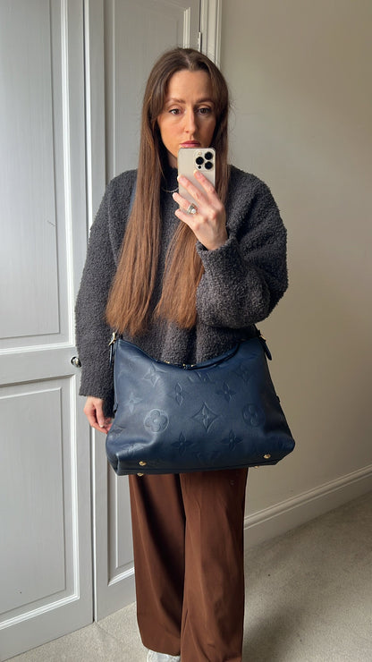 Louis Vuitton Carryall MM Navy Empreinte (RRP £2470)