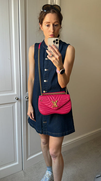 Louis Vuitton New Wave MM Bag in Pink