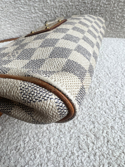 Louis Vuitton Eva Clutch Damier Azur