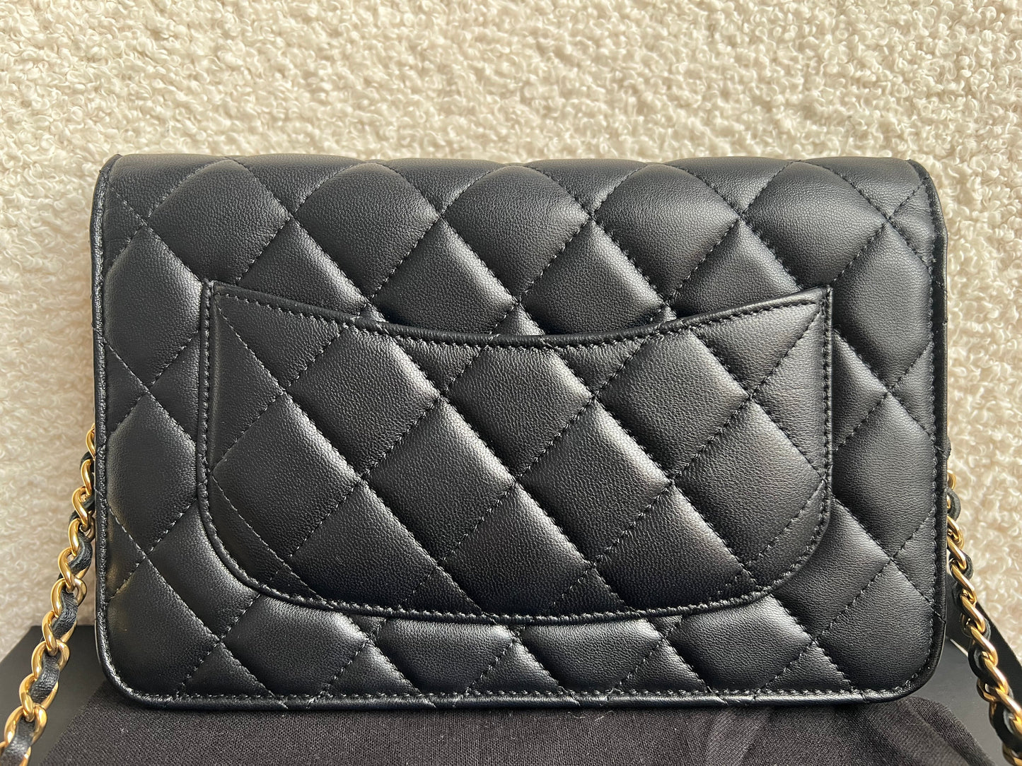 Chanel Wallet on Chain in Black Lambskin Gold Hardware (RRP £2,930)