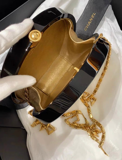 Chanel Luxury Leather Black Handbag Style 8