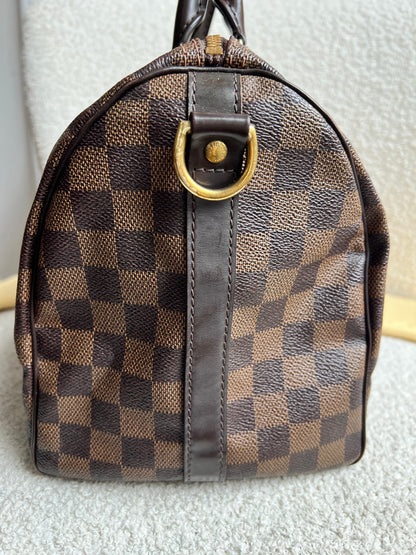 Louis Vuitton Speedy Bandouliere 30 Damier Ebene (RRP £1490)