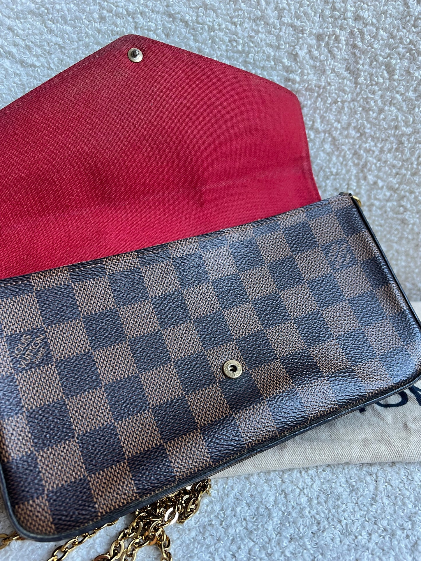 Louis Vuitton Felicie Pochette Damier Ebene (RRP £1090)
