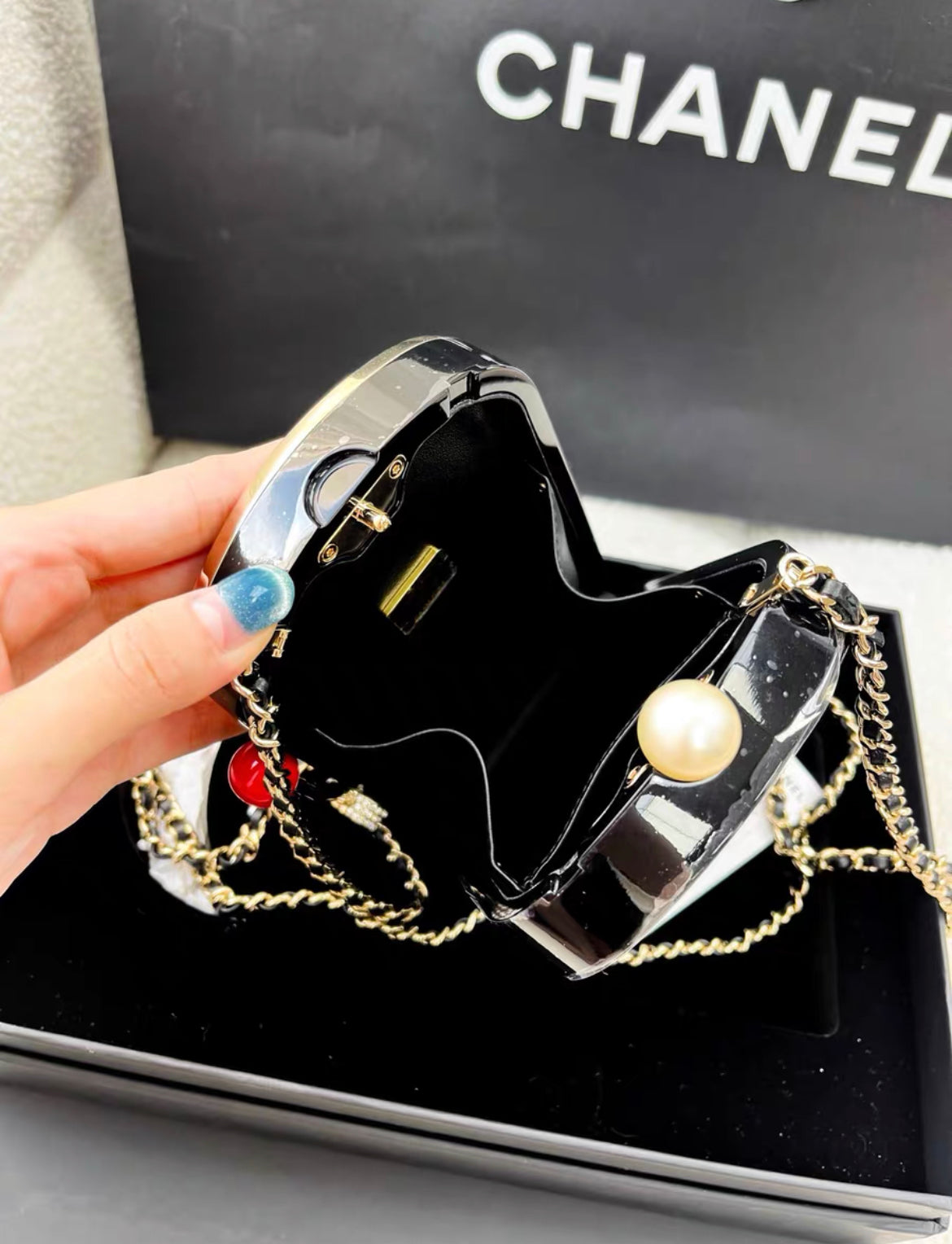 Chanel Luxury Leather Clutch Style 6