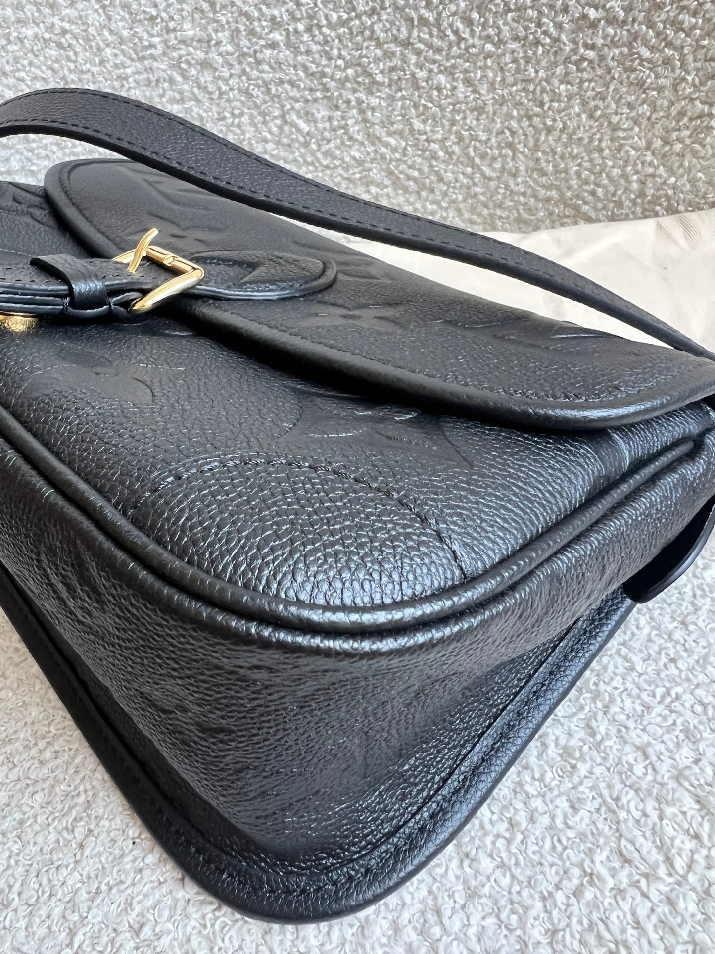 Louis Vuitton Diane Satchel Black Empreinte (RRP £2,120)
