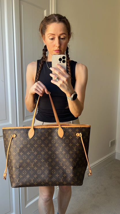 Louis Vuitton Neverfull GM Monogram Pivoine Interior (RRP £1,470)