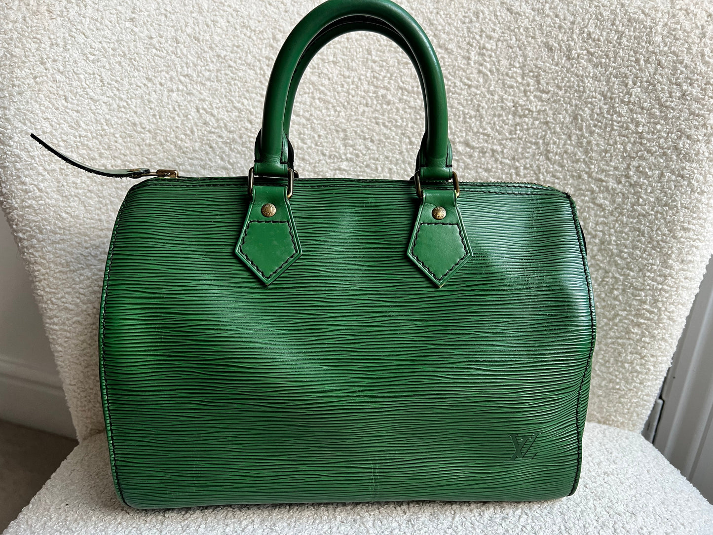 Louis Vuitton Speedy 30 Green Epi
