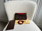 Louis Vuitton Red and Monogram Pallas Pochette