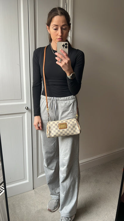 Louis Vuitton Eva Clutch Damier Azur