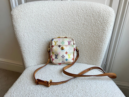 Louis Vuitton Rift Bag White Multicolore Takashi