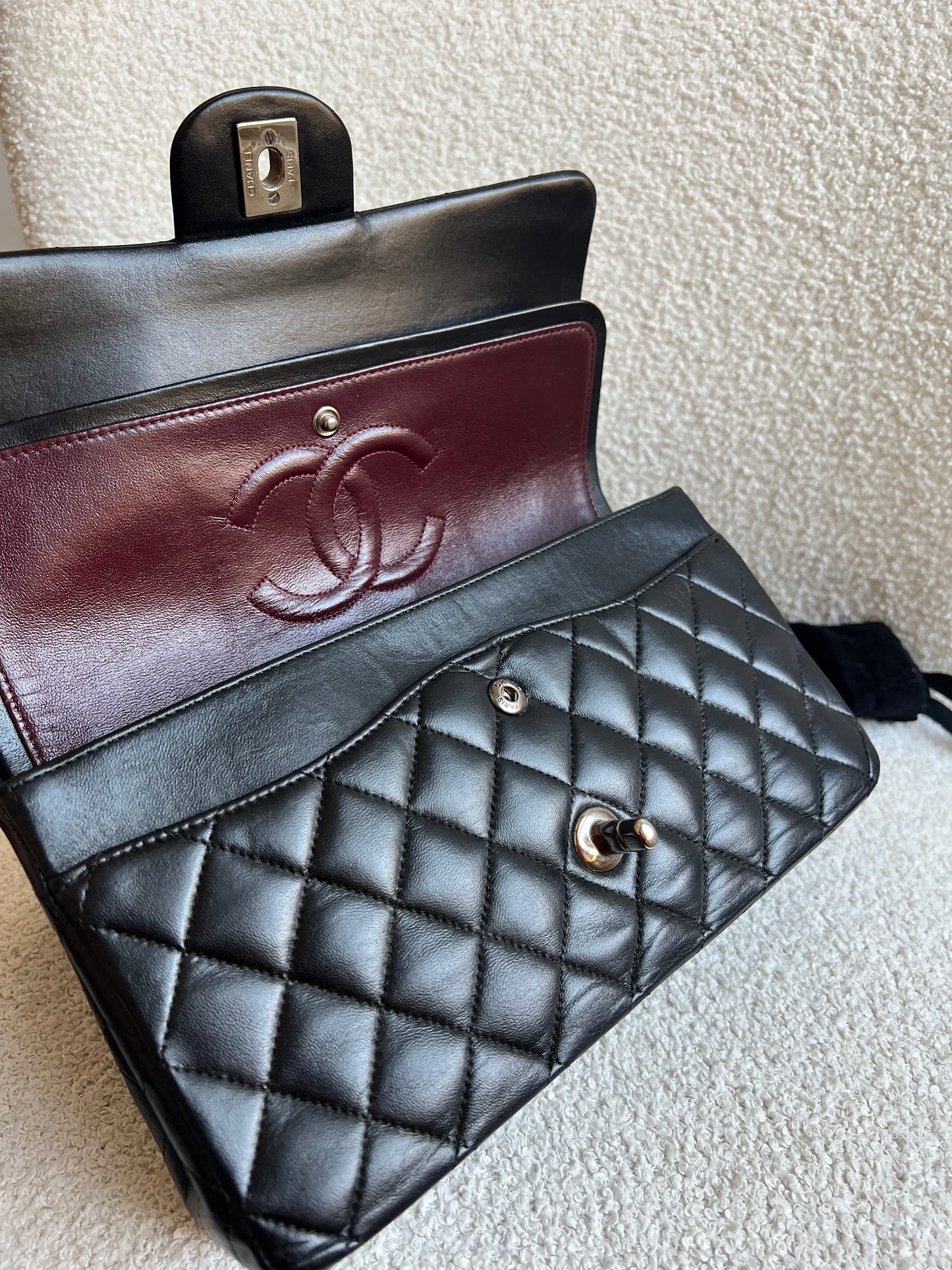 Chanel Medium Classic Flap in Black Lambskin (RRP £9,090)