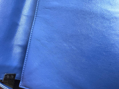 Chanel Blue Lambskin Large Boy Bag