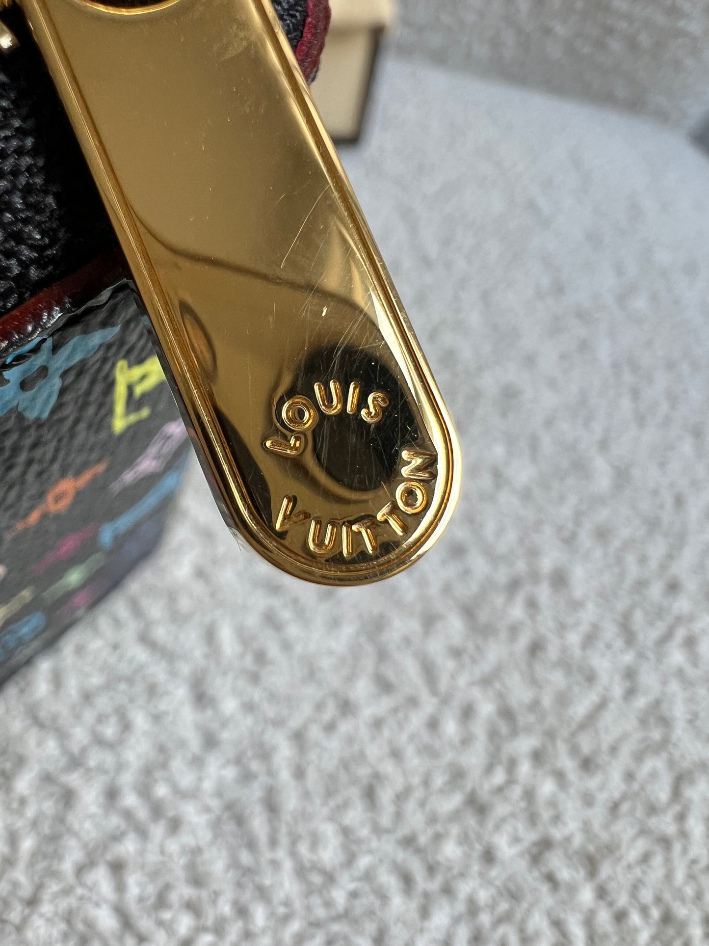 Louis Vuitton Zippy Coin Purse in Black Multicolore Monogram