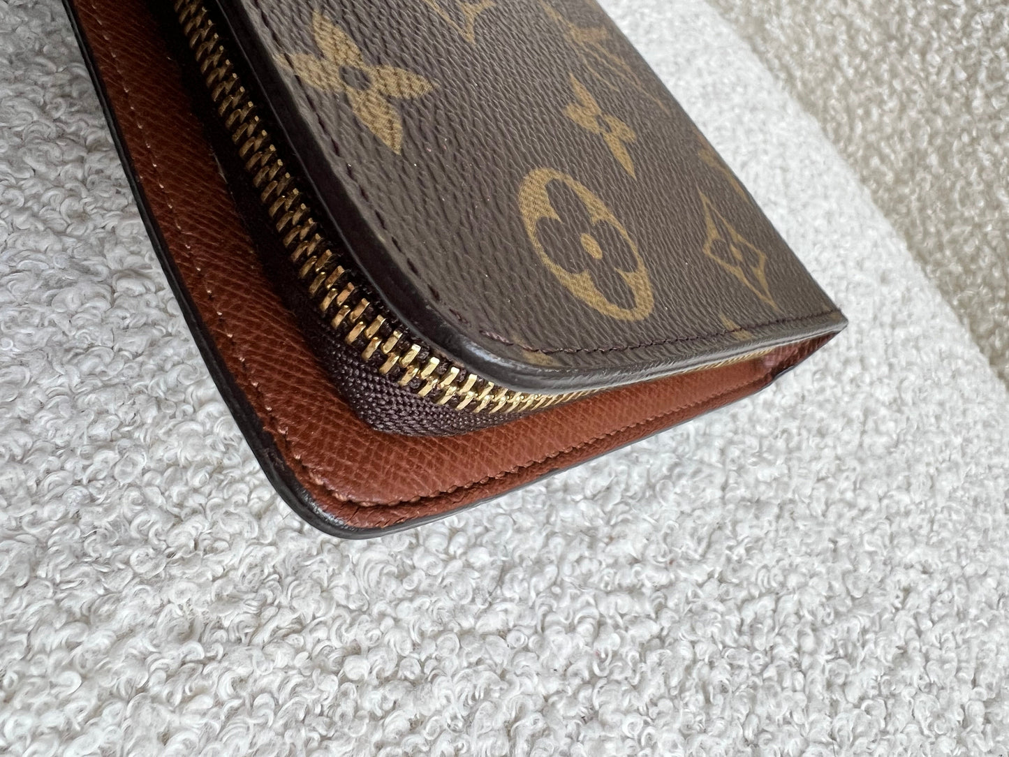 Louis Vuitton Porte Monnaie Zip Around Long Wallet in Monogram