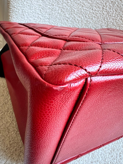 Chanel Red Caviar Grand Shopper Tote (GST)