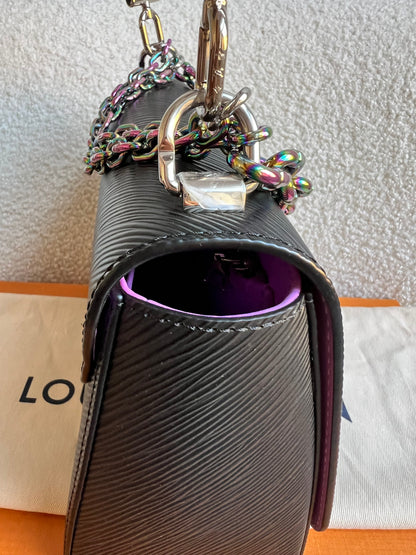 Louis Vuitton Black Triple Chain Twist MM Shoulder Bag (RRP £3550)