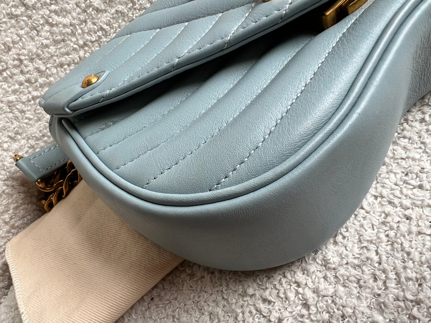 Louis Vuitton New Wave PM Bag in Light Blue