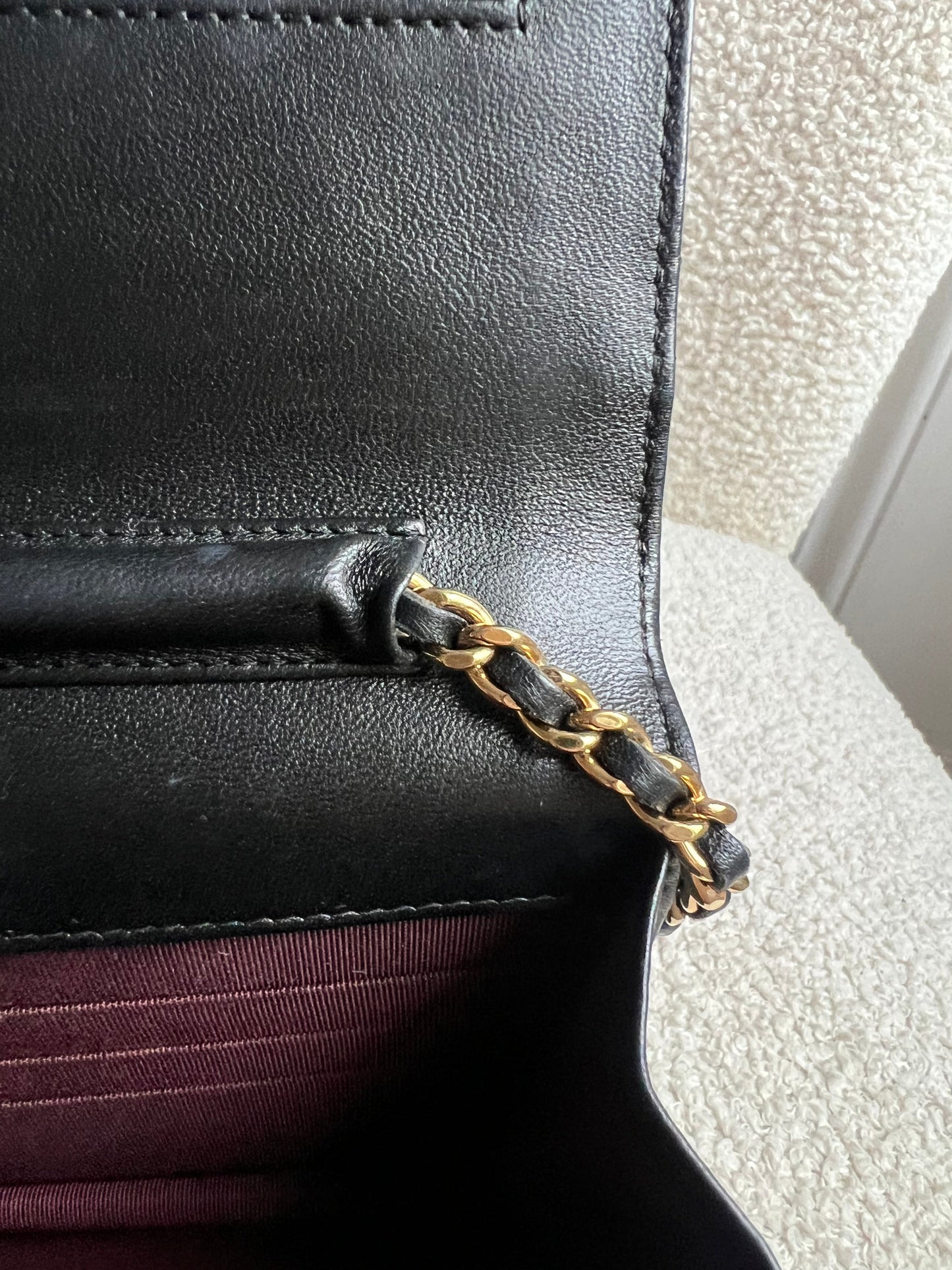Chanel Wallet on Chain in Black Lambskin Gold Hardware (RRP £2,930)