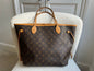 Louis Vuitton Neverfull MM Monogram Beige