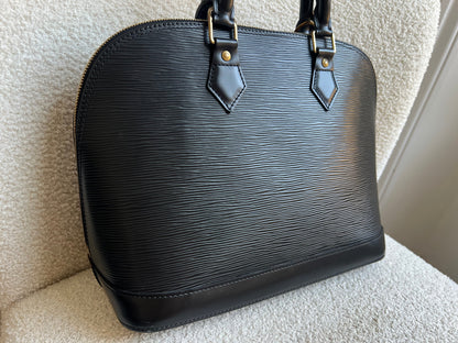 Louis Vuitton Alma PM Black Epi