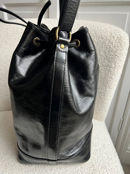 Louis Vuitton Black Epi Noe GM