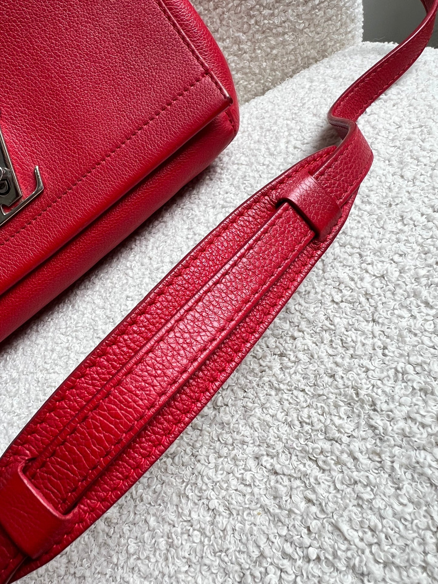 Louis Vuitton Red Mylockme II BB Bag