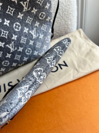 Louis Vuitton Neverfull MM Jacquard Denim