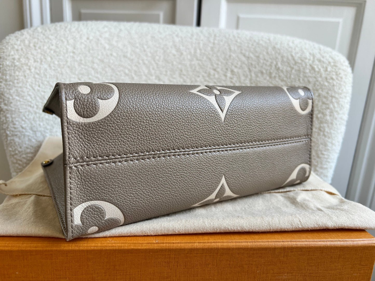 Louis Vuitton On the Go Bicolour PM Empreinte (RRP £2,520)