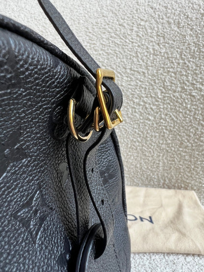 Louis Vuitton Boite Chapeau Souple MM Black Empreinte (RRP £2590)
