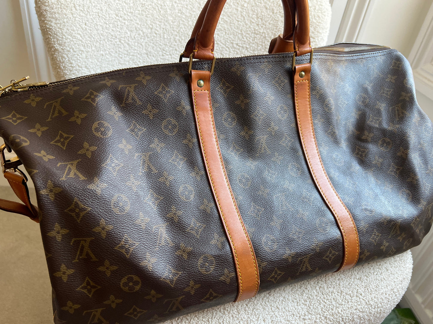 Louis Vuitton Vintage Keepall Bandouliere 60