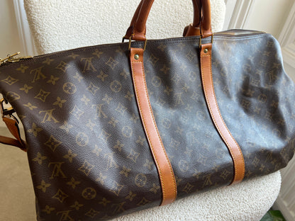 Louis Vuitton Vintage Keepall Bandouliere 60