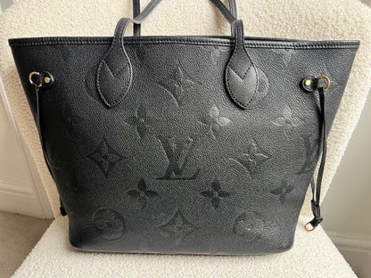 Louis Vuitton Neverfull MM Black Empreinte (RRP £1,970)