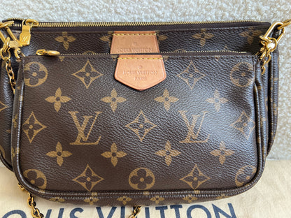 Louis Vuitton Multi Pochette Accessoires Khaki (RRP £2070)