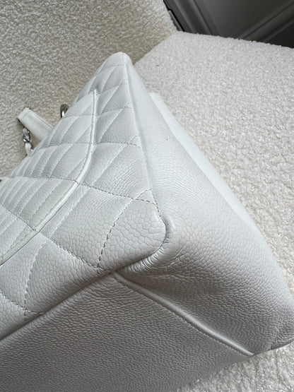 Chanel White Caviar Grand Shopper Tote (GST)