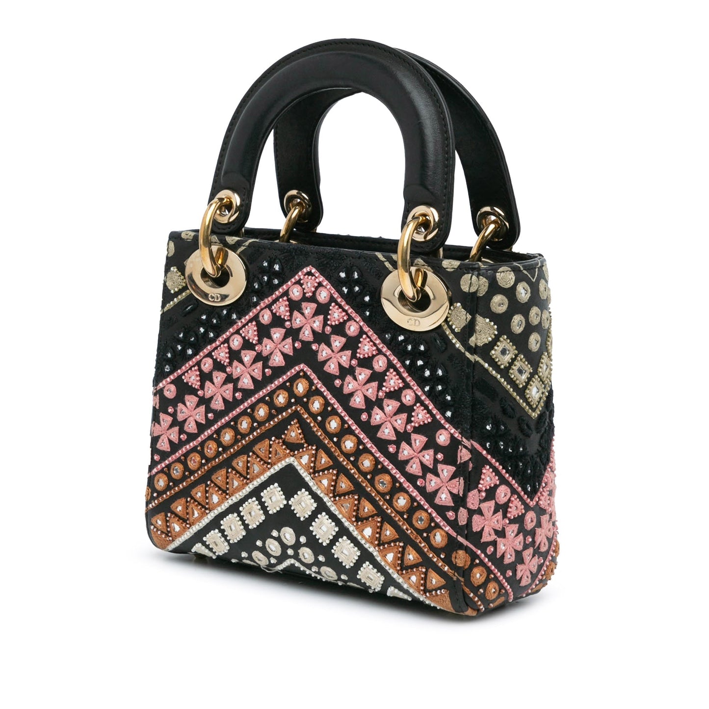 Dior Lady Dior Leather Mini Shoulder Bag