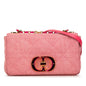 Dior Caro Cannage Pink Shoulder Bag Cannage