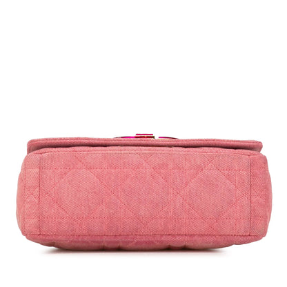 Dior Caro Cannage Pink Shoulder Bag