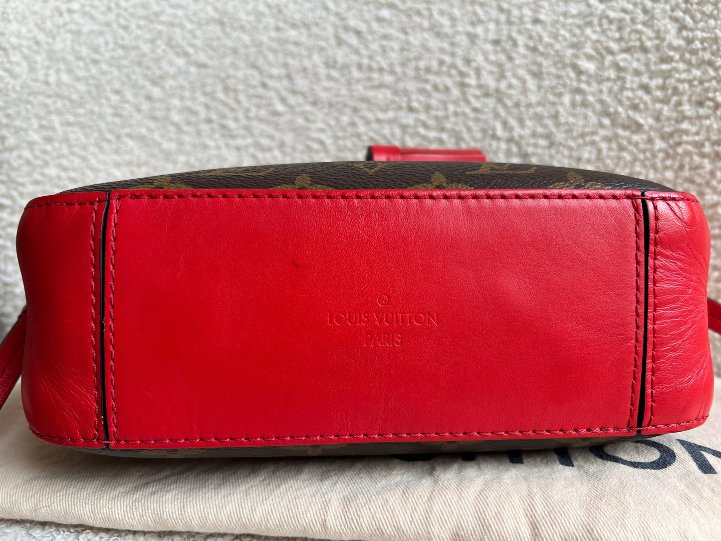 Louis Vuitton Saintonge Monogram Red