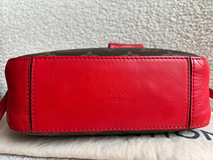 Louis Vuitton Saintonge Monogram Red