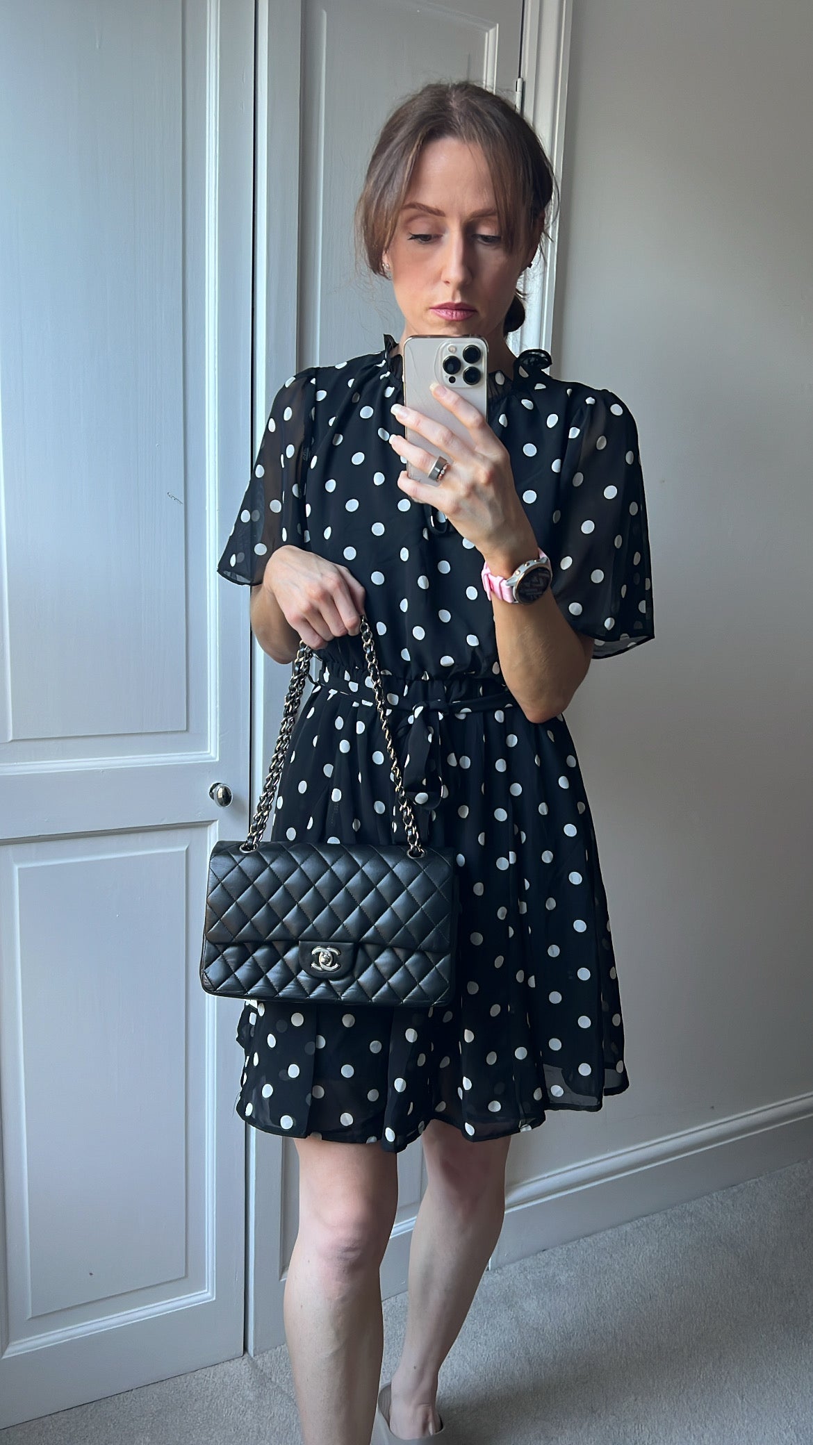 Chanel Medium Classic Flap in Black Lambskin (RRP £9,090)