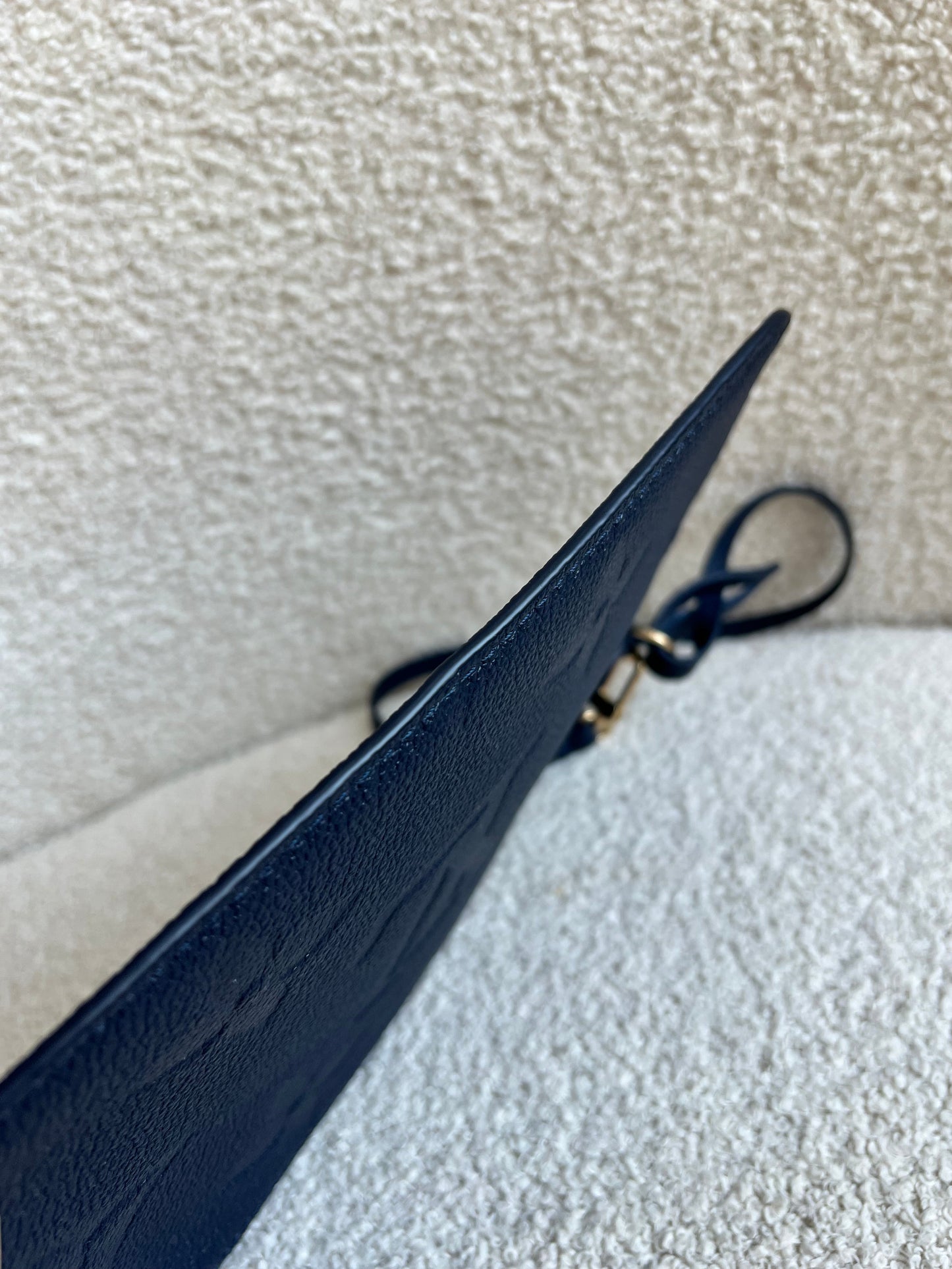 Louis Vuitton Pouch (from Neverfull) Navy Blue Empreinte