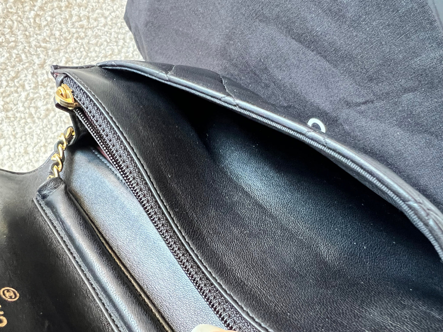 Chanel Wallet on Chain in Black Lambskin Gold Hardware (RRP £2,930)
