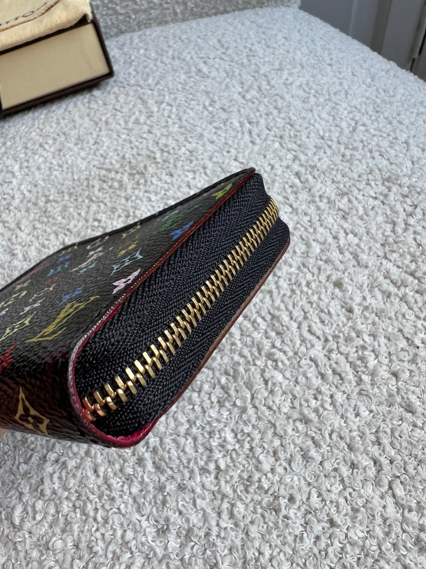Louis Vuitton Zippy Coin Purse in Black Multicolore Monogram