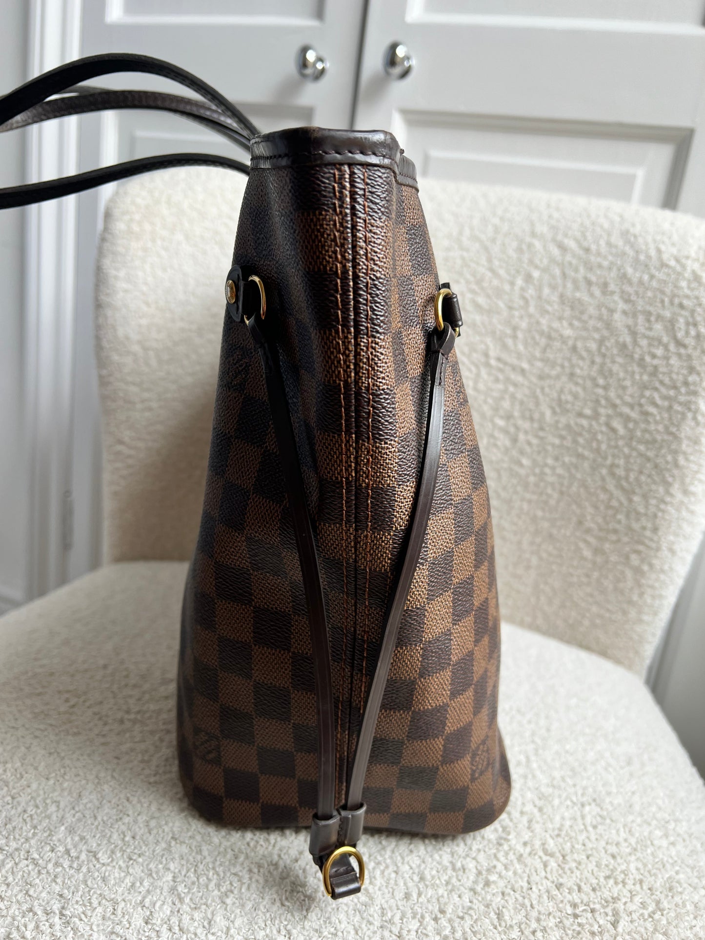 Louis Vuitton Neverfull MM Damier Ebene Cherry Interior (RRP £1,430)